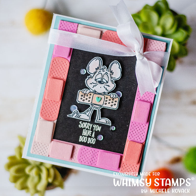 **NEW Rats You're Sick Clear Stamps - Whimsy Stamps