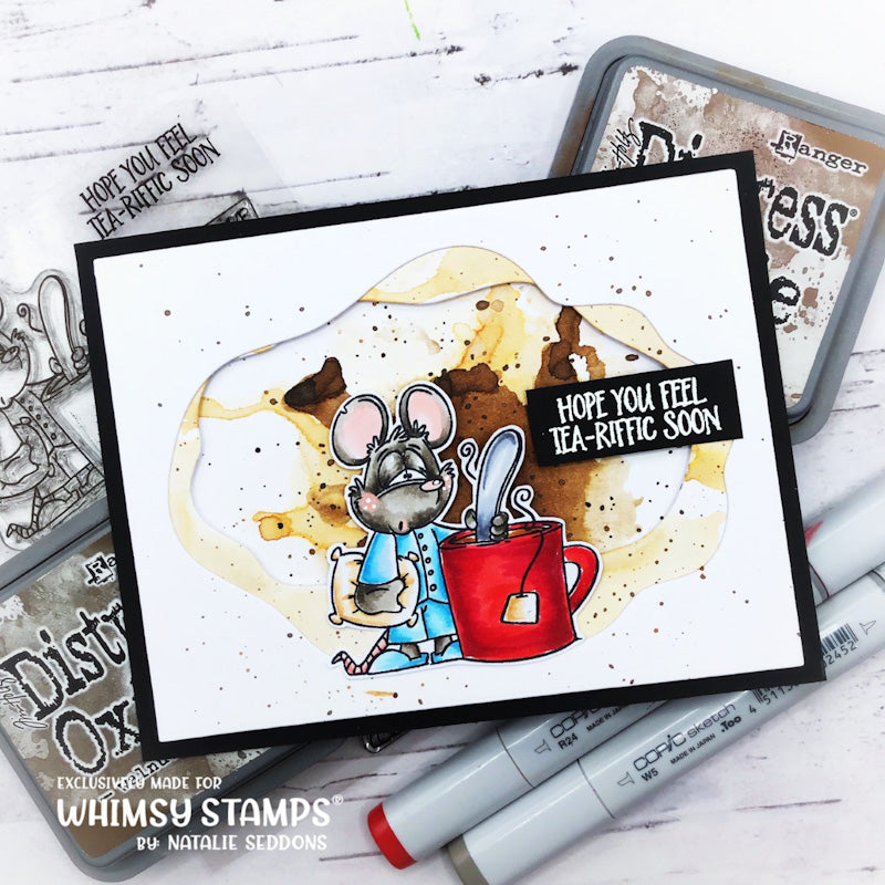 **NEW Hug in a Mug Clear Stamps - Whimsy Stamps