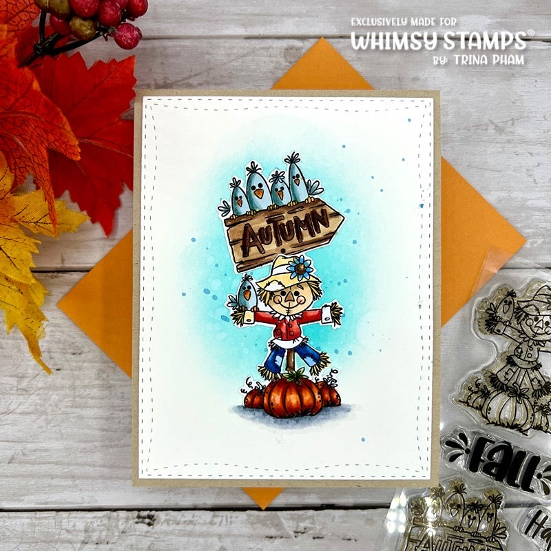 **NEW Autumn Vibes Clear Stamps - Whimsy Stamps