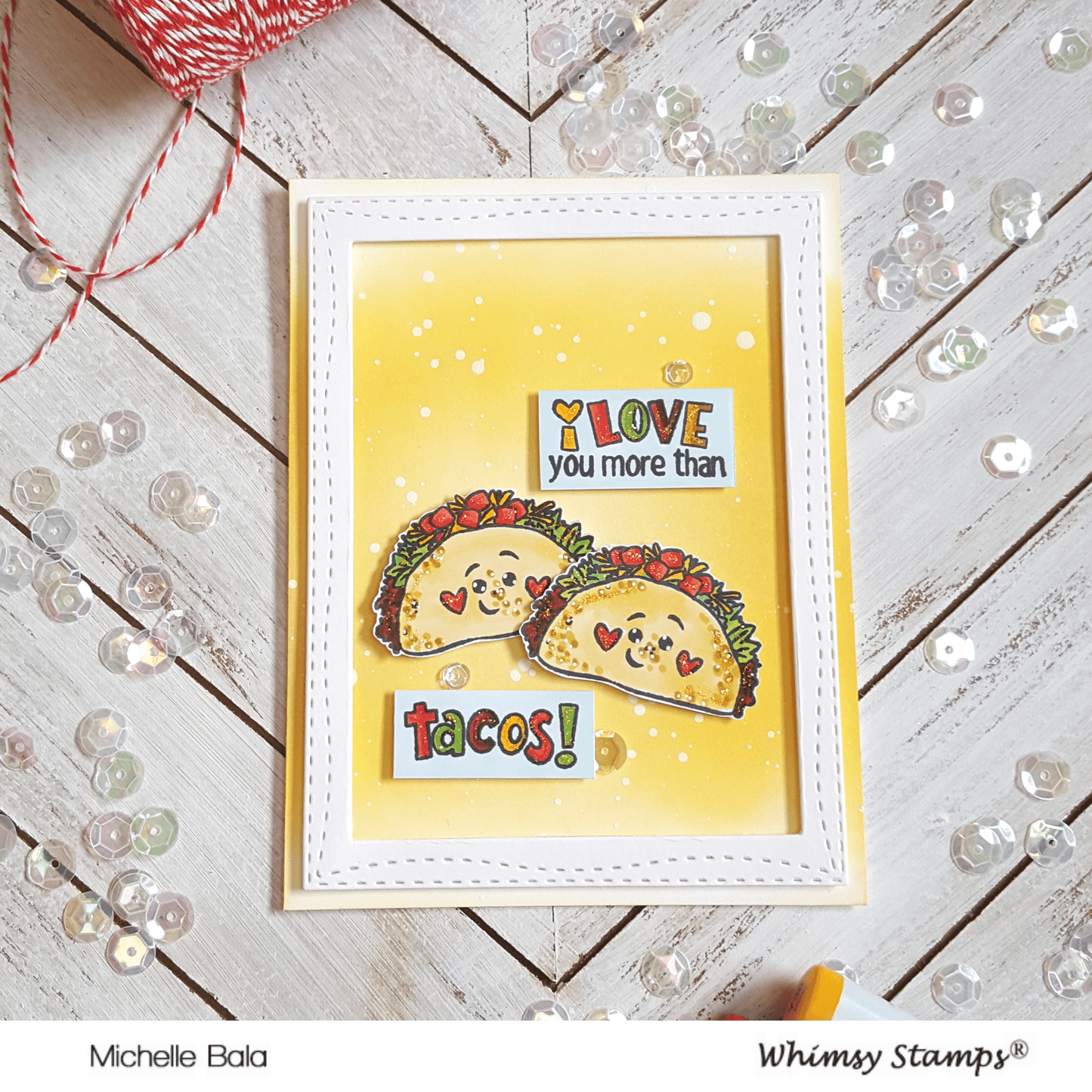 Wonky Stitched Rectangles Die Set - Whimsy Stamps