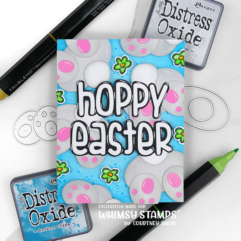 **NEW Bunny Butt Die Set - Whimsy Stamps