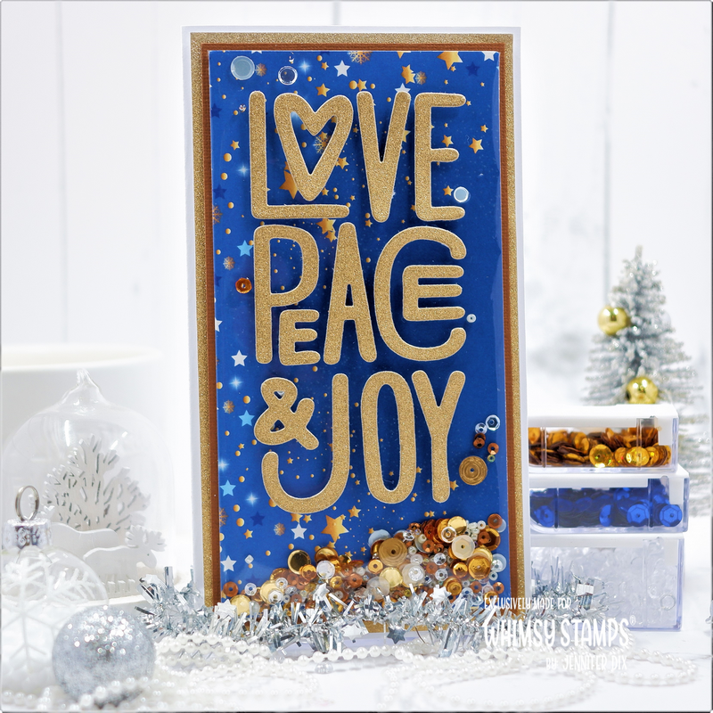 **NEW 6x6 Paper Pack - Blissful Blues - Whimsy Stamps