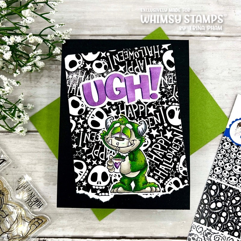 **NEW Hug in a Mug Clear Stamps - Whimsy Stamps