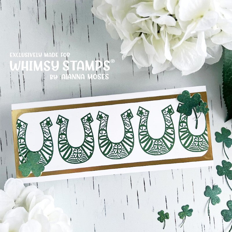 **NEW Lucky Horseshoes Clear Stamps - Whimsy Stamps