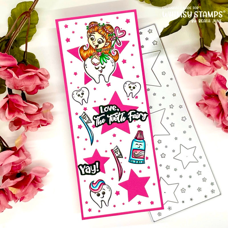 **NEW Slimline Stardust Die - Whimsy Stamps