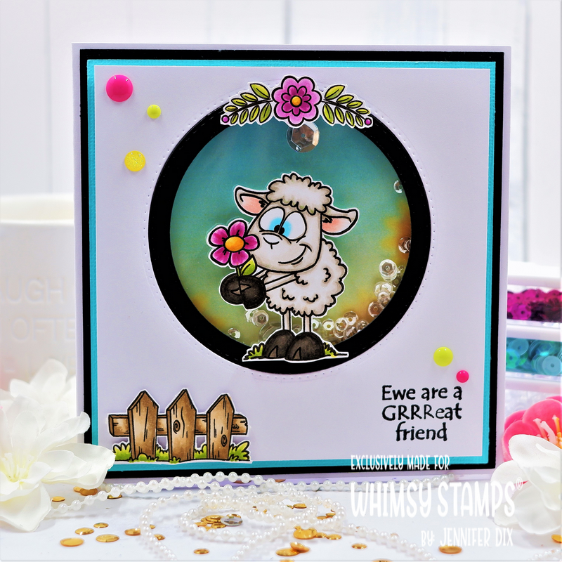 **NEW Friend Like Ewe Clear Stamps - Whimsy Stamps