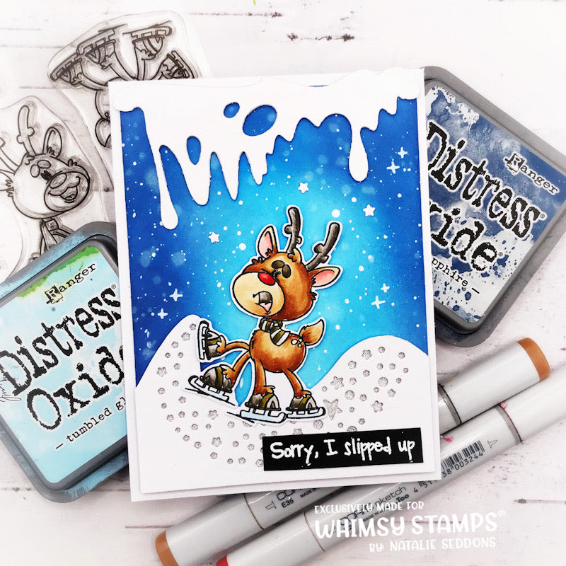 **NEW Reindeer Time Clear Stamps - Whimsy Stamps