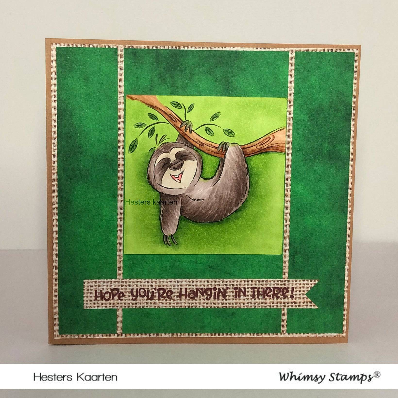 Sloth - Digital Stamp - Whimsy Stamps