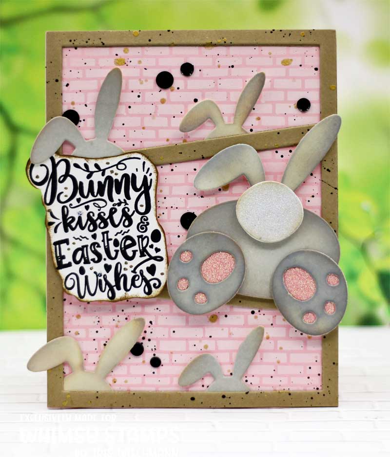 **NEW Bunny Butt Die Set - Whimsy Stamps