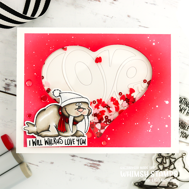 **NEW Killer Friend Clear Stamps - Whimsy Stamps