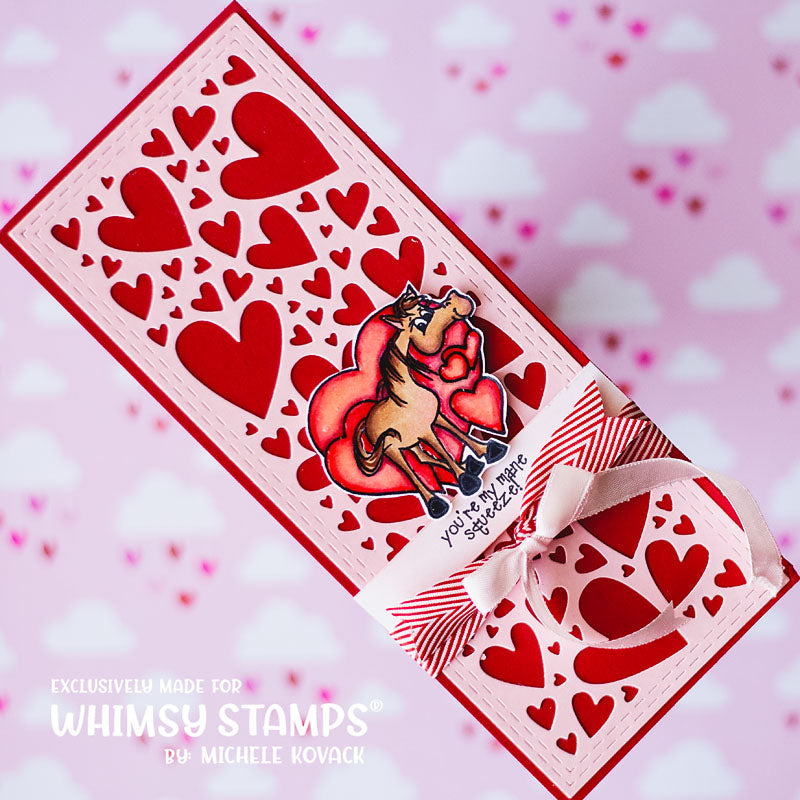 **NEW Valentine Pets and Puns Clear Stamps - Whimsy Stamps