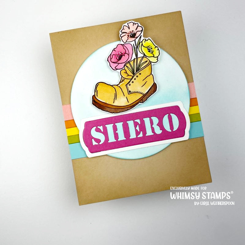 **NEW Military Hero and Shero Die Set - Whimsy Stamps