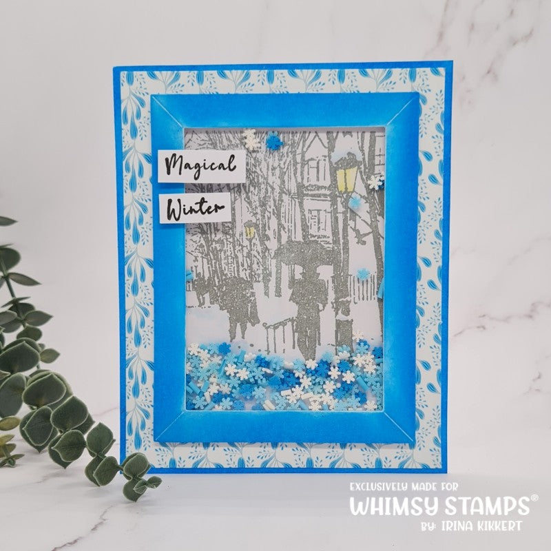 **NEW 6x6 Paper Pack - Blissful Blues - Whimsy Stamps