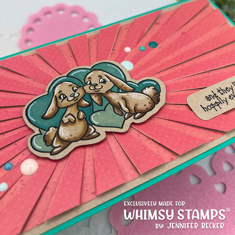 **NEW Valentine Pets and Puns Clear Stamps - Whimsy Stamps