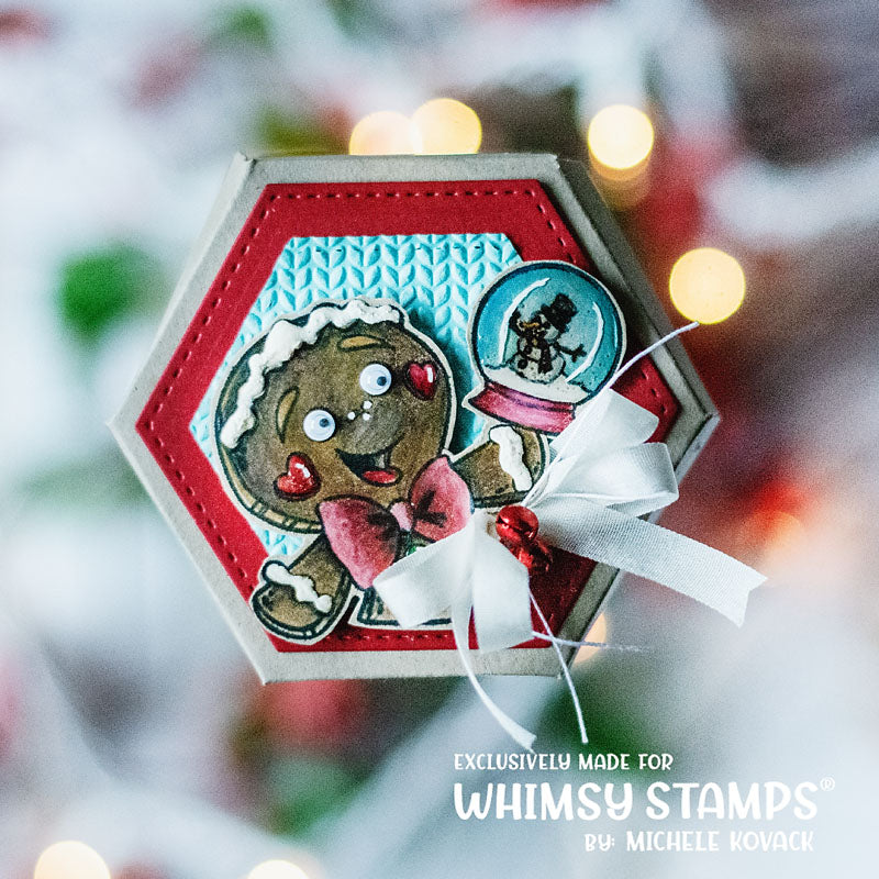 **NEW Gingerbread Fun Clear Stamps - Whimsy Stamps