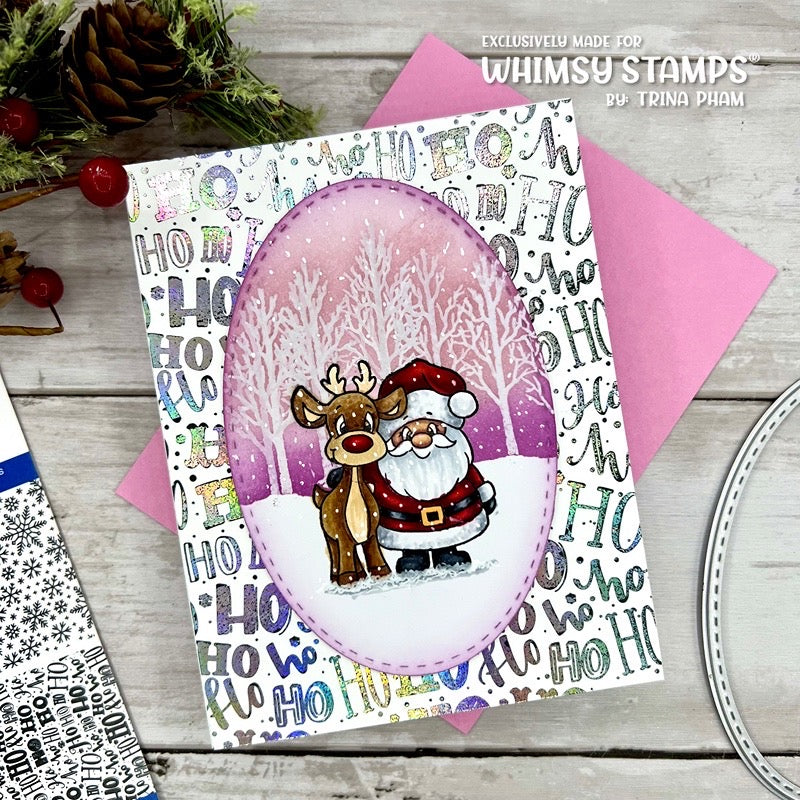 **NEW Toner Card Front Pack - A2 Festive Holidays - Whimsy Stamps