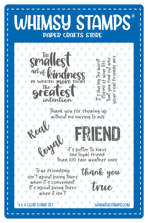 **NEW Acts of Kindness Clear Stamps - Whimsy Stamps