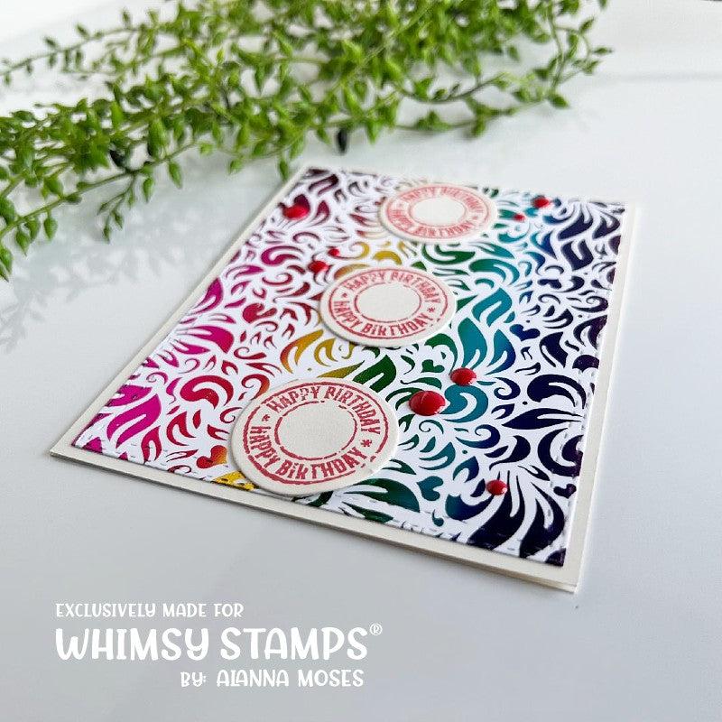 **NEW Peekaboo Dots Clear Stamps - Whimsy Stamps