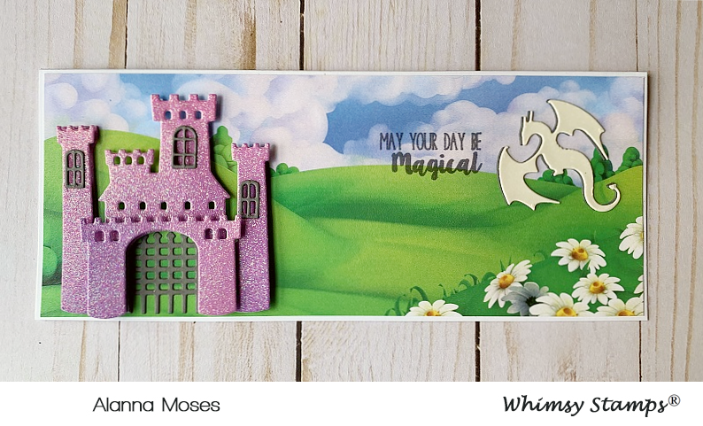 **NEW Slimline Paper Pack - Enchanted Kingdom - Whimsy Stamps