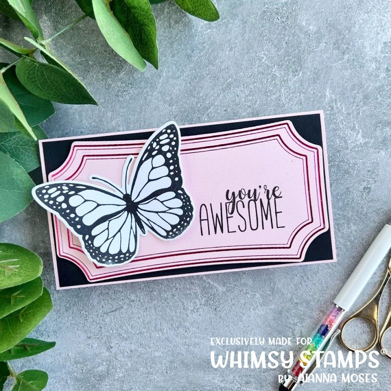 **NEW Mini Slim Notched Hot Foil Plates - Whimsy Stamps