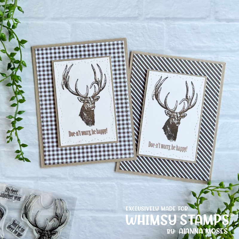 **NEW Oh Deer Clear Stamps - Whimsy Stamps