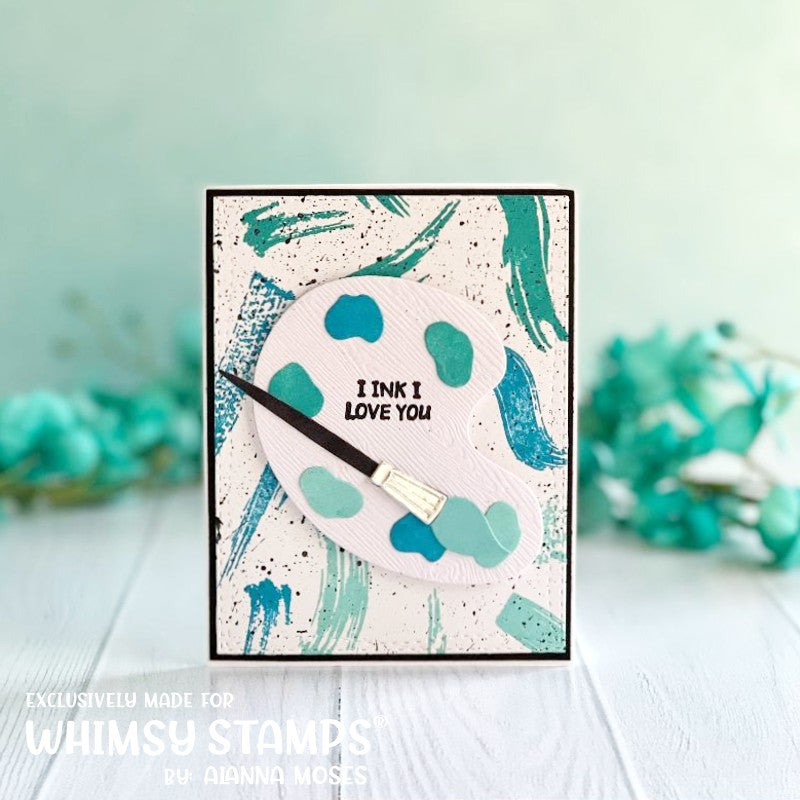 **NEW Paint and Palette Die Set - Whimsy Stamps