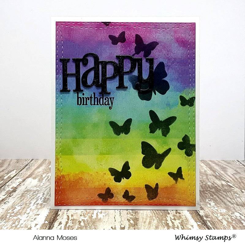 6x6 Paper Pack - Rainbow - Whimsy Stamps