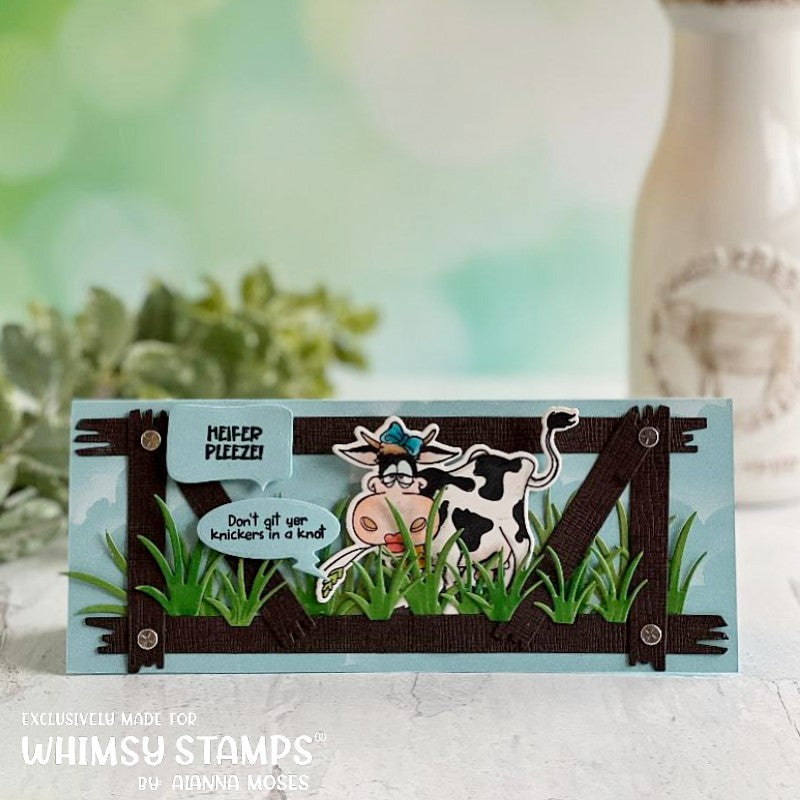 **NEW Southern Heifer Clear Stamps - Whimsy Stamps