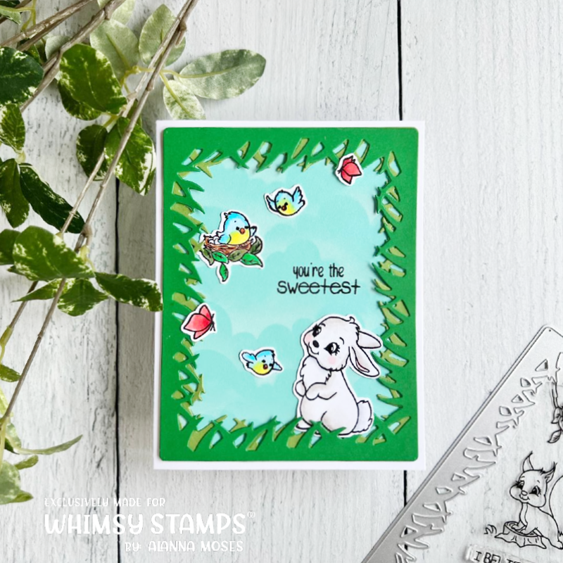 **NEW Grass Frames Die Set - Whimsy Stamps