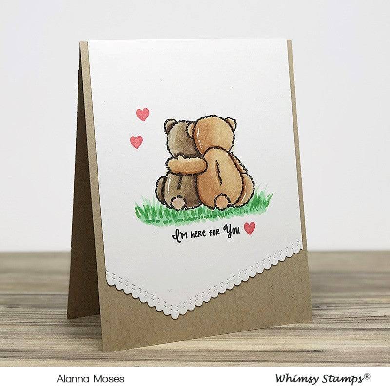 Caregiver Hugs Clear Stamps - Whimsy Stamps