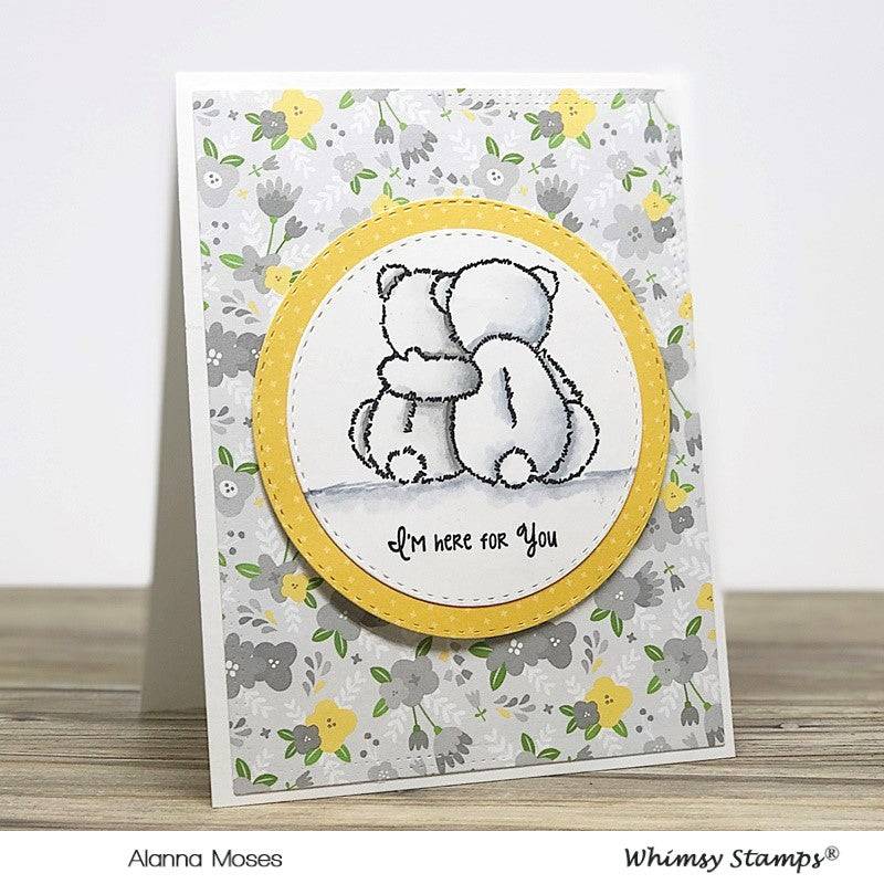 Caregiver Hugs Clear Stamps - Whimsy Stamps