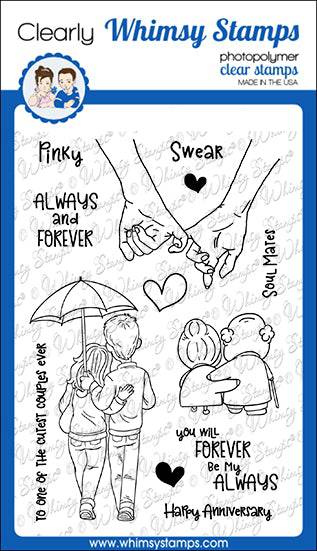 Always and Forever Clear Stamps - Whimsy Stamps