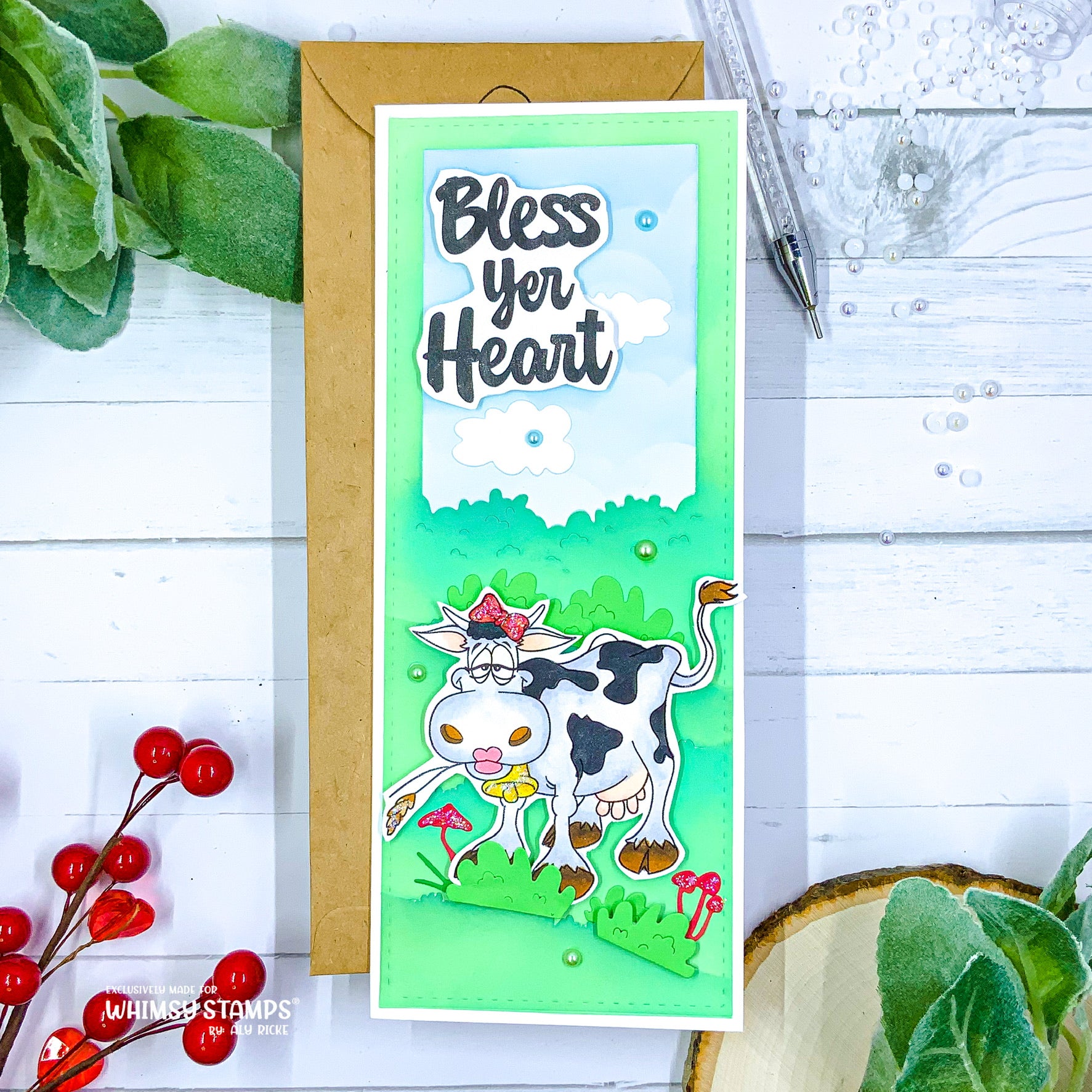 **NEW Southern Heifer Clear Stamps - Whimsy Stamps