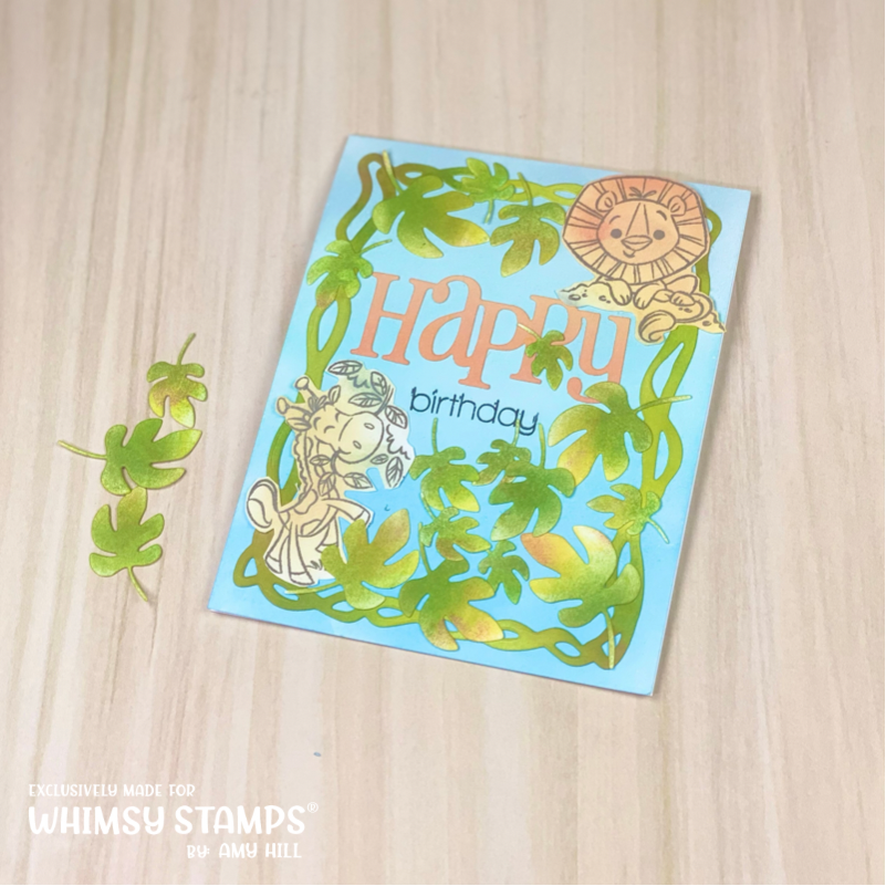 **NEW Jungle Frames Die Set - Whimsy Stamps