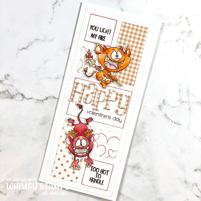 **NEW Little Devils Clear Stamps - Whimsy Stamps