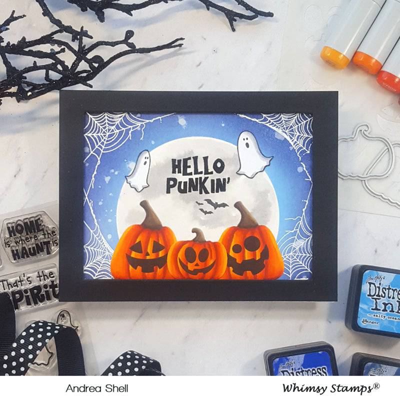 Build-a-Pumpkin Patch Die Set - Whimsy Stamps