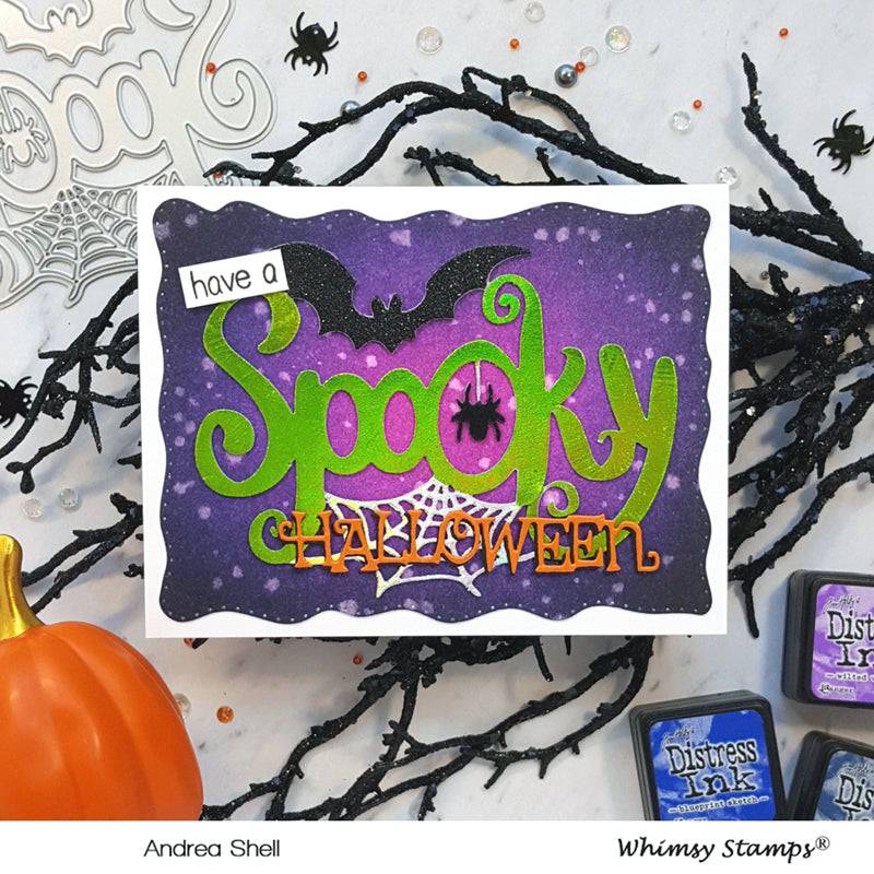 Spooky Large Word Die - Whimsy Stamps