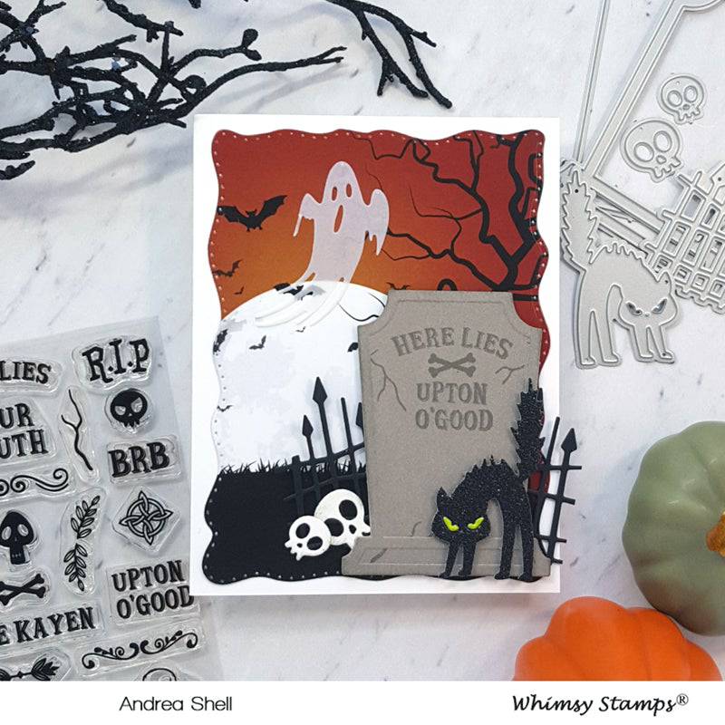 Build-a-Graveyard Die Set - Whimsy Stamps