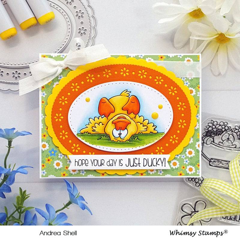 Lucky Ducky Clear Stamps - Whimsy Stamps