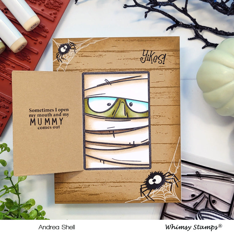 Monster Close Ups Clear Stamps - Whimsy Stamps