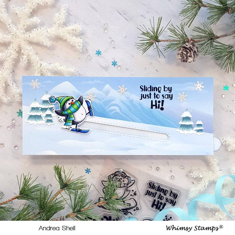 Slimline Paper Pack - Frozen - Whimsy Stamps