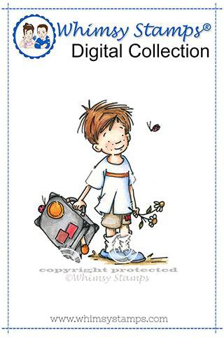 Another Door Opens - Noah - Digital Stamp - Whimsy Stamps