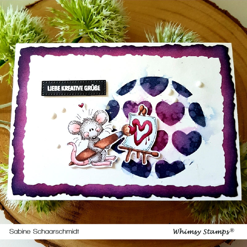 Little Art Mouse - Digital Stamp - Whimsy Stamps