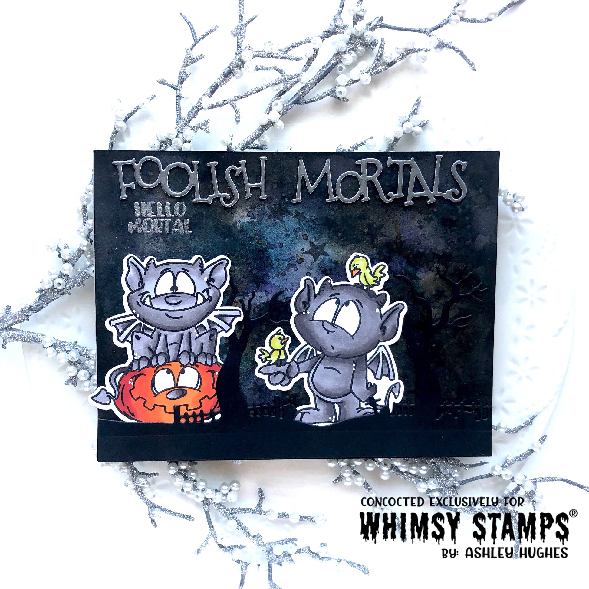 Foolish Mortals Word Die Set - Whimsy Stamps