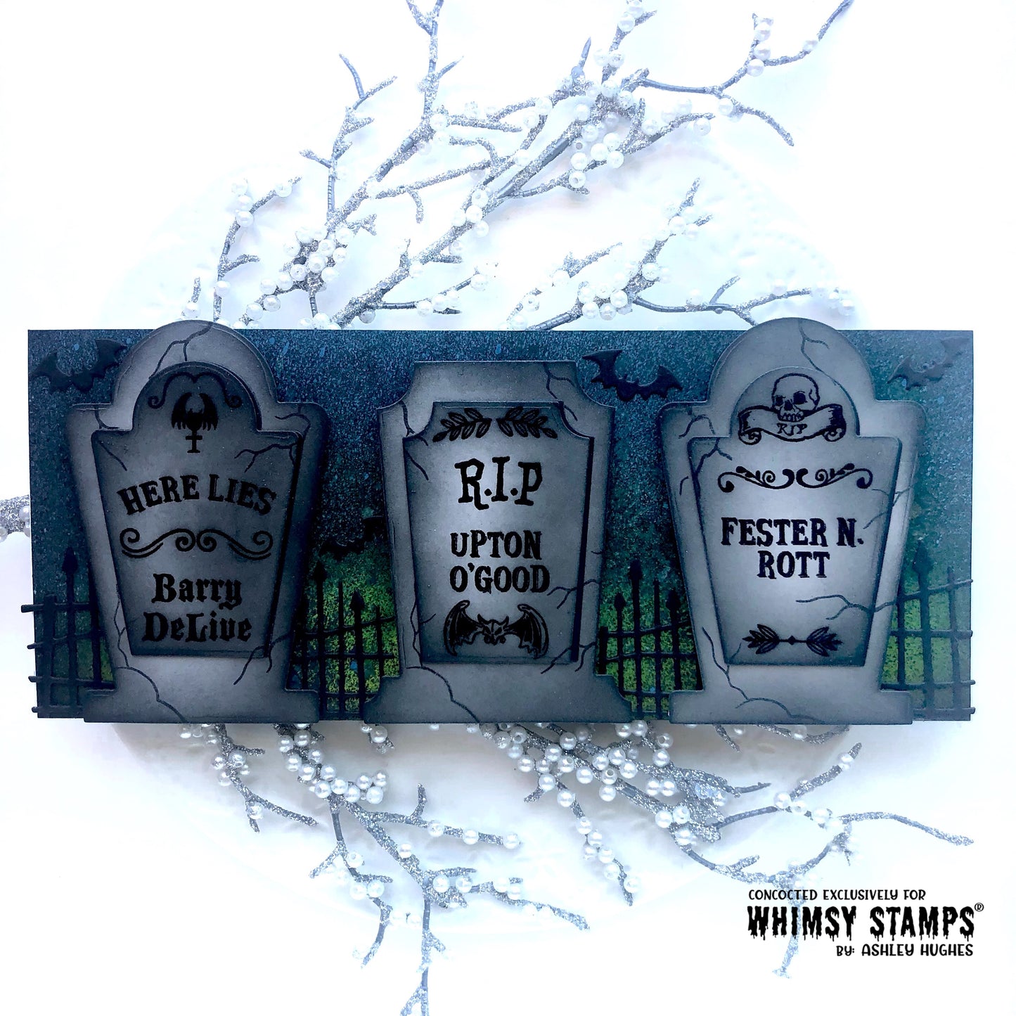 Build-a-Graveyard Die Set - Whimsy Stamps