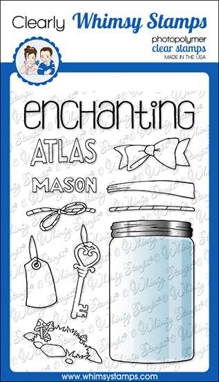 Atlas Jar Clear Stamps - Whimsy Stamps