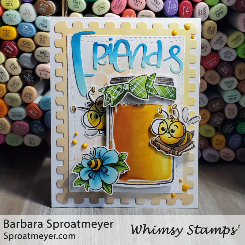 Atlas Jar Clear Stamps - Whimsy Stamps