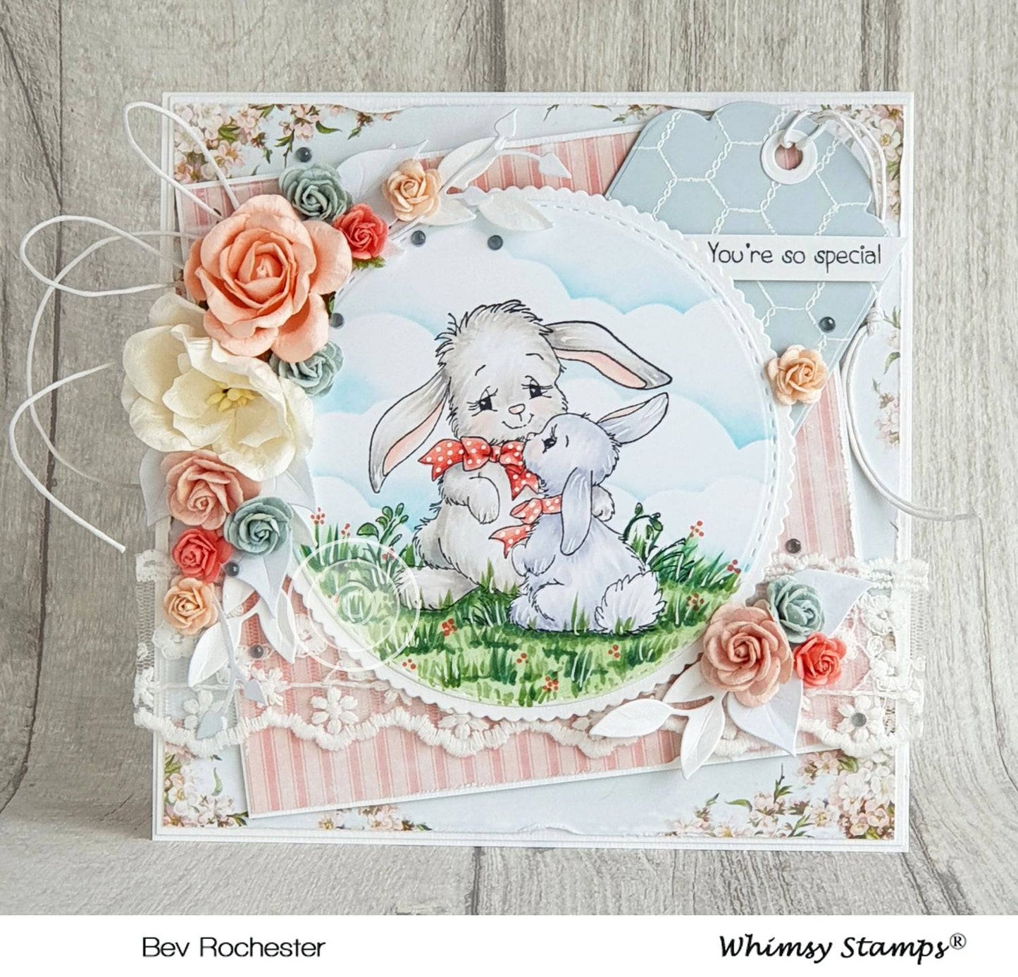 Bunny Mom - Digital Stamp - Whimsy Stamps