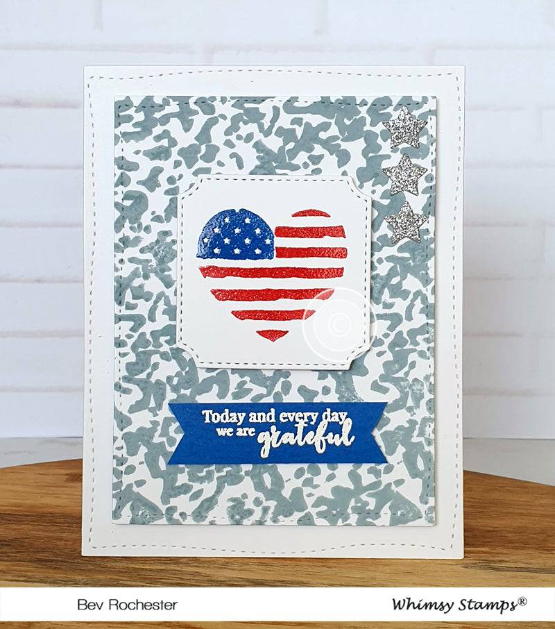 Military Family Clear Stamps - Whimsy Stamps