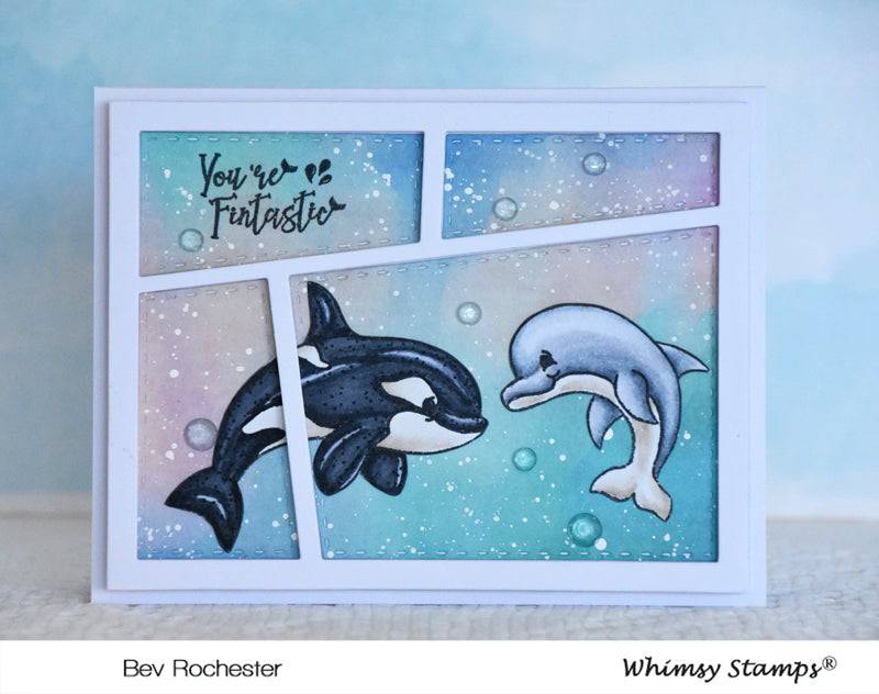 Whale of a Time - Digital Stamp - Whimsy Stamps